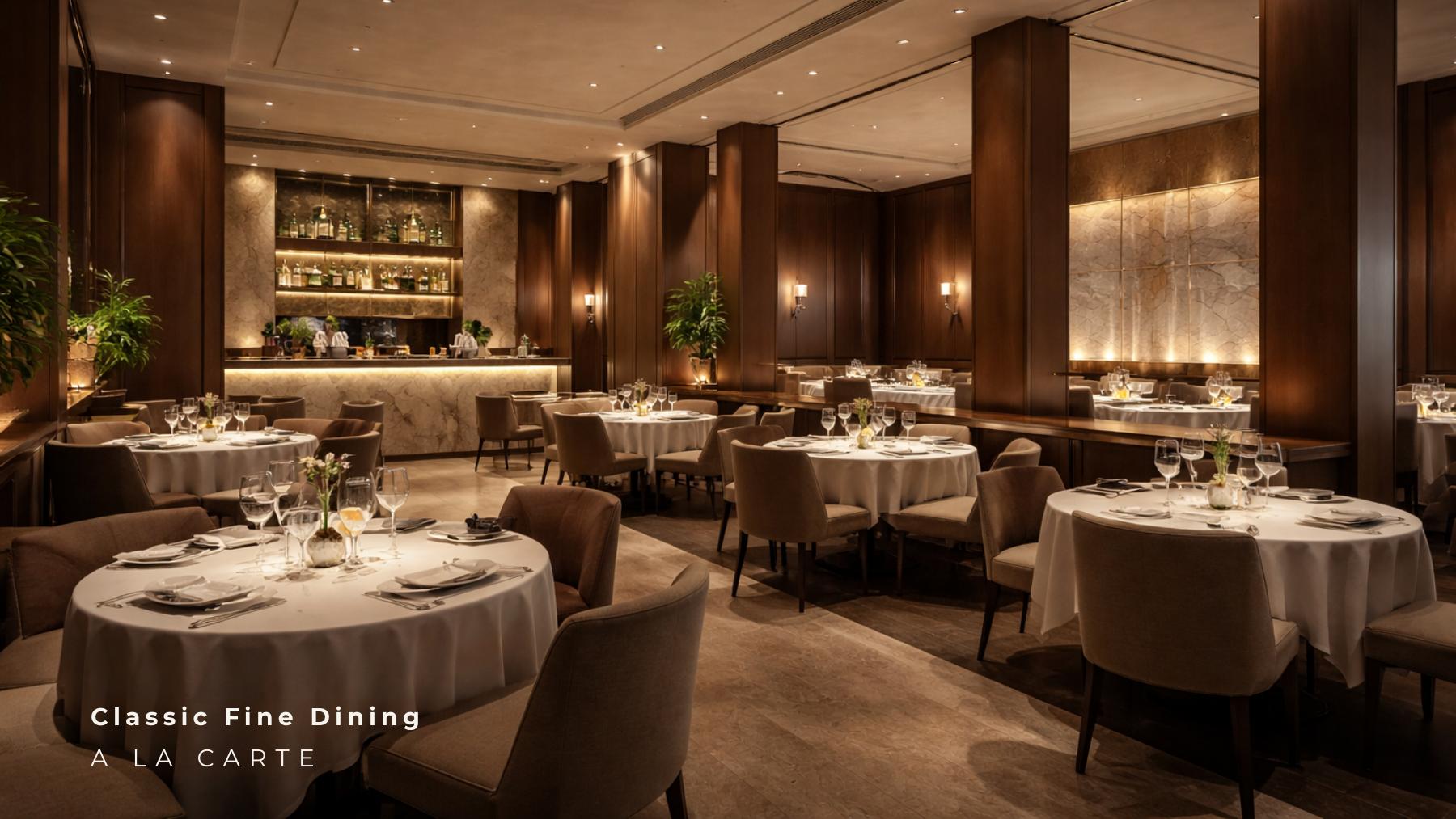 Classic Fine Dining A La Carte F&B konsept çalışması